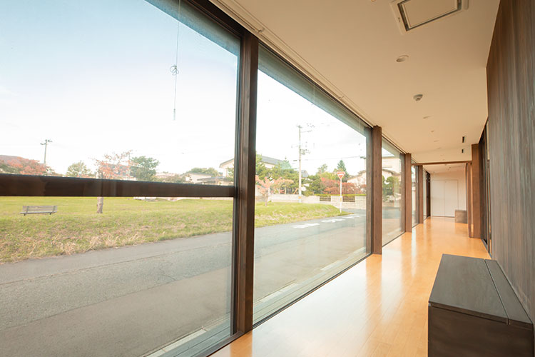 開放感がある大きな窓